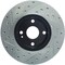 Centric Parts Sport Drilled/Slotted Brake Rotor, 127.45040L 127.45040L - alternate 4